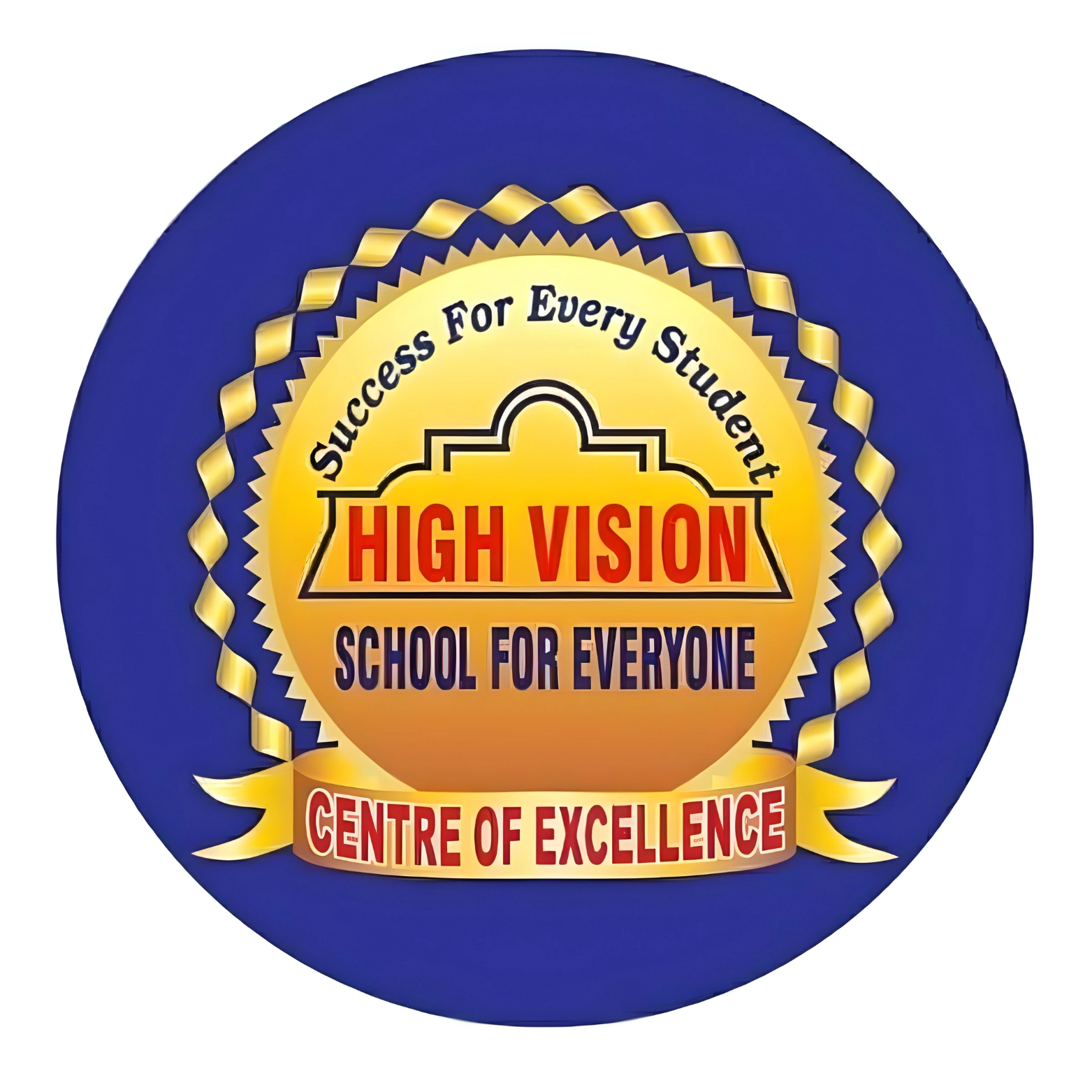 HIGH VISION ENGLISH MEDIUM SCHOOL logo